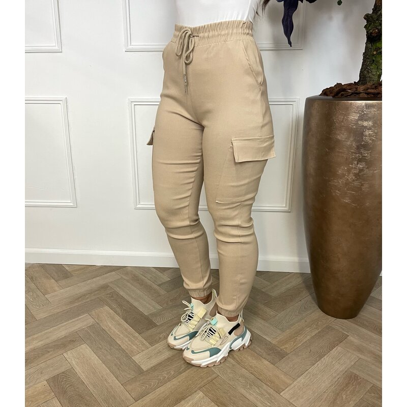 Perfect Stretch Cargo Pants Beige LM18180