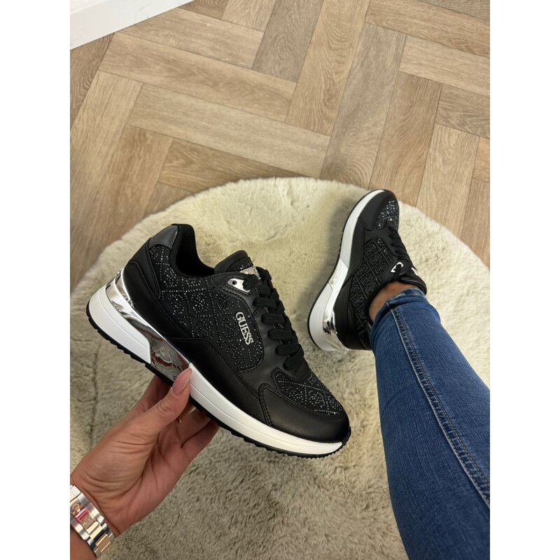 Sneakers Glitter with logo"s  Black  Guess  807