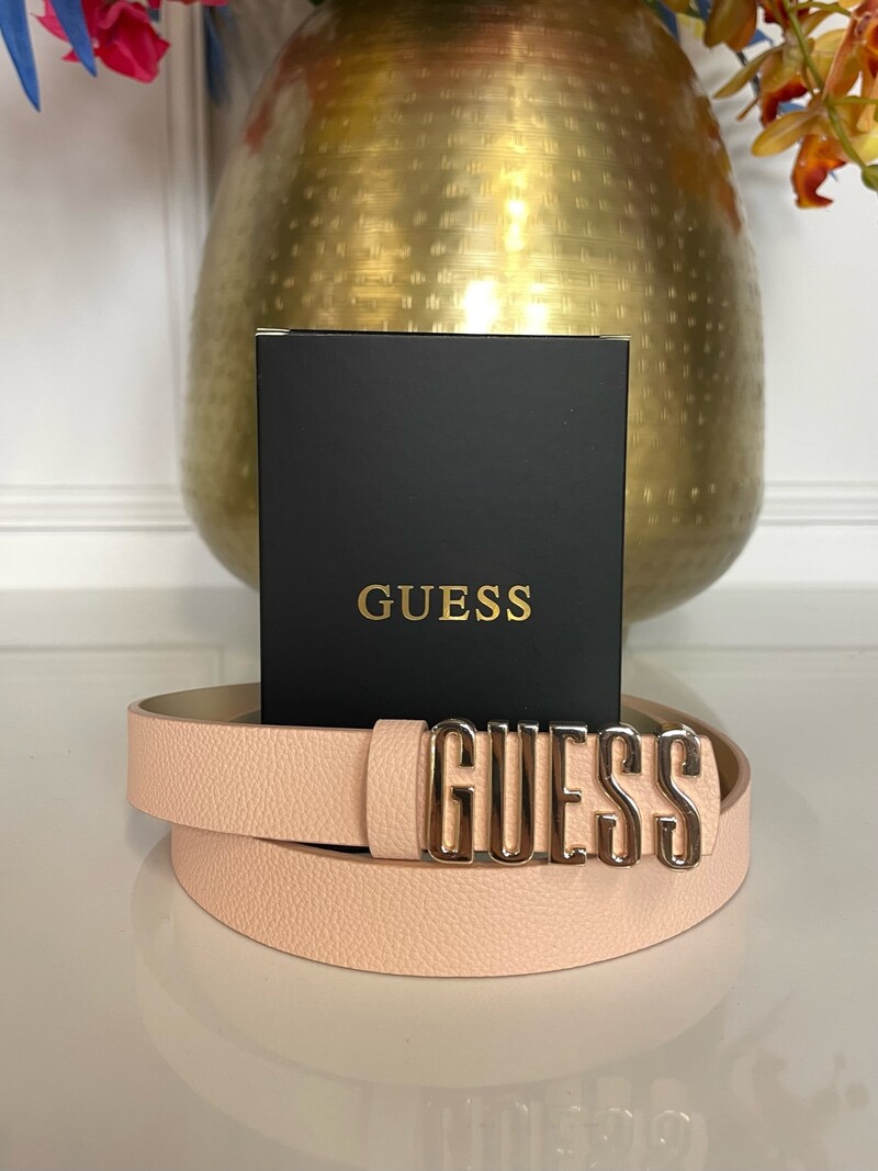 Belt Text Small Pink Guess 734