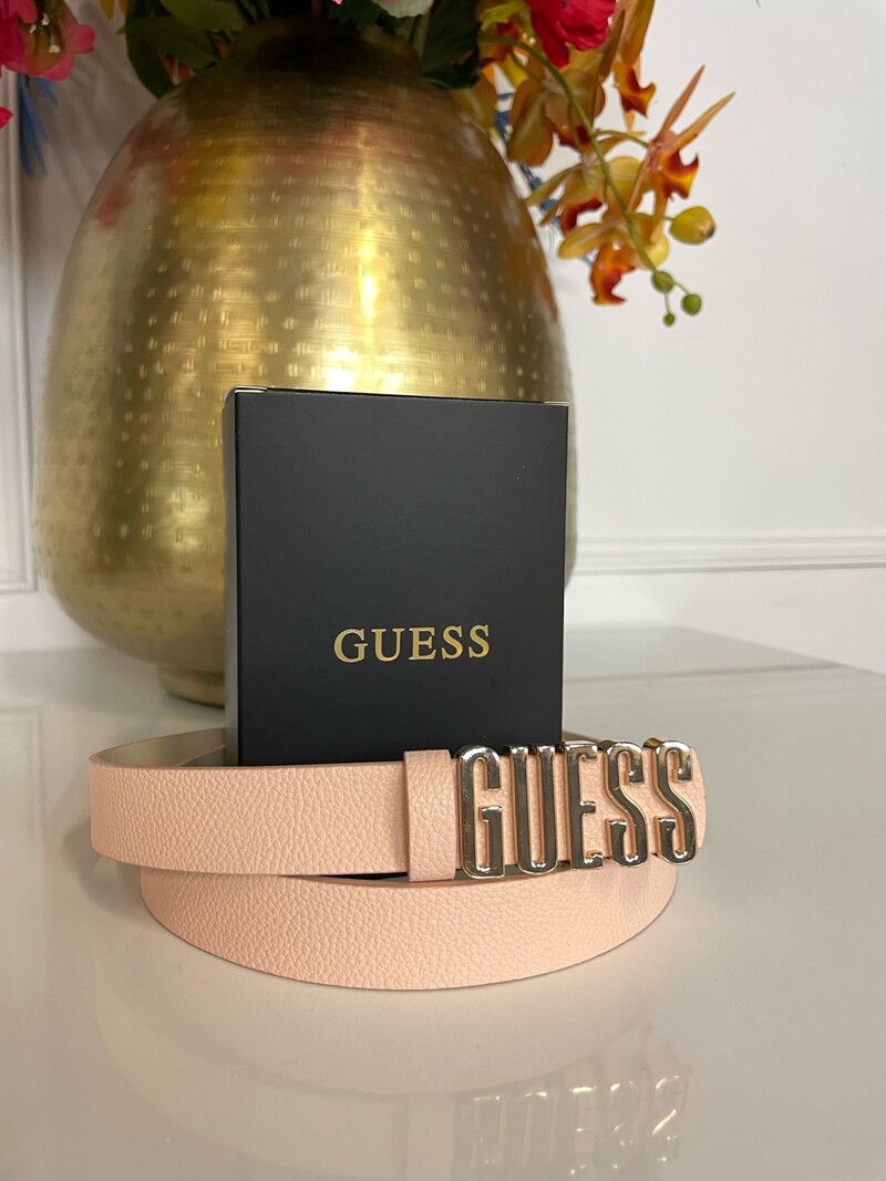 Belt Text Small Pink Guess 734