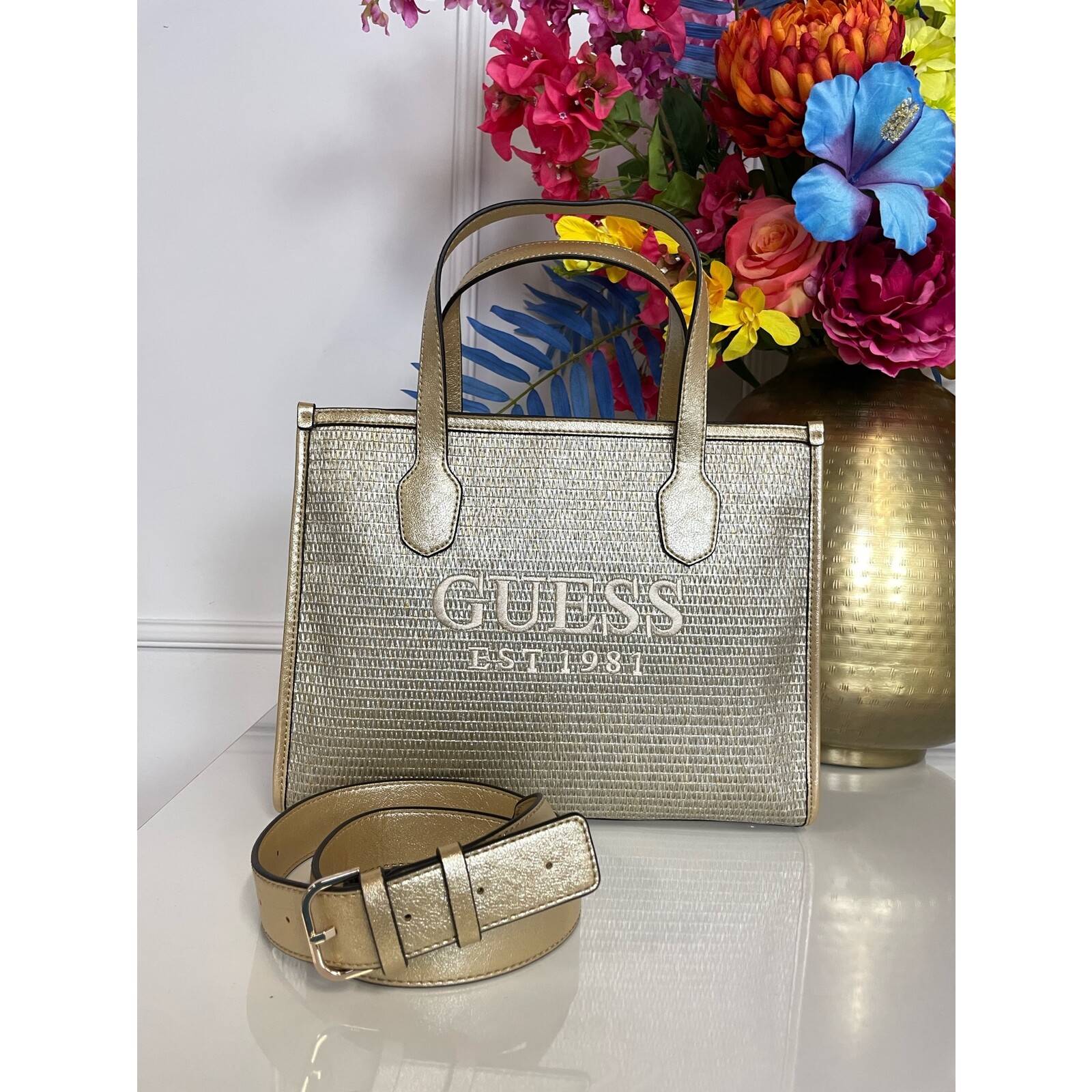 Guess Bag Silvana Big Gold Guess 762