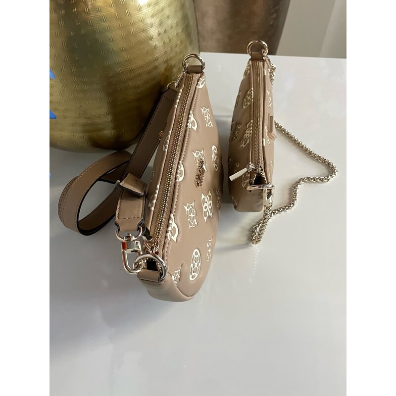 2 in 1 Bag Deesa Logo Taupe Guess 747