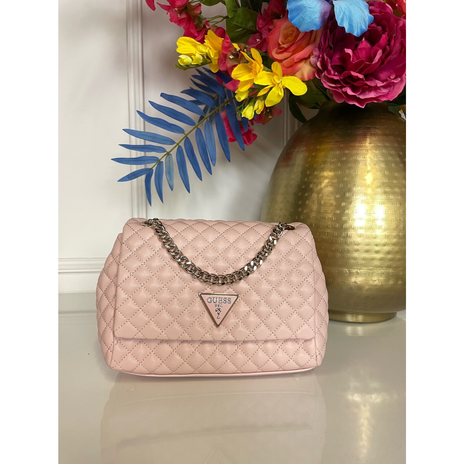 Guess Bag Rianee Quilt  Pink  Guess 802