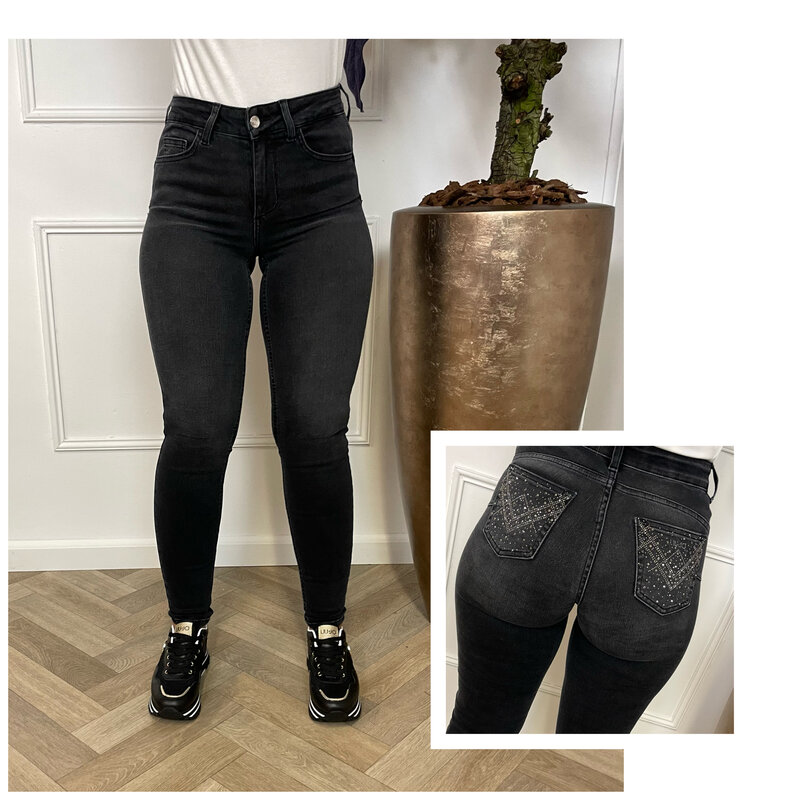 Jeans With Strass Black  Liu Jo 1353