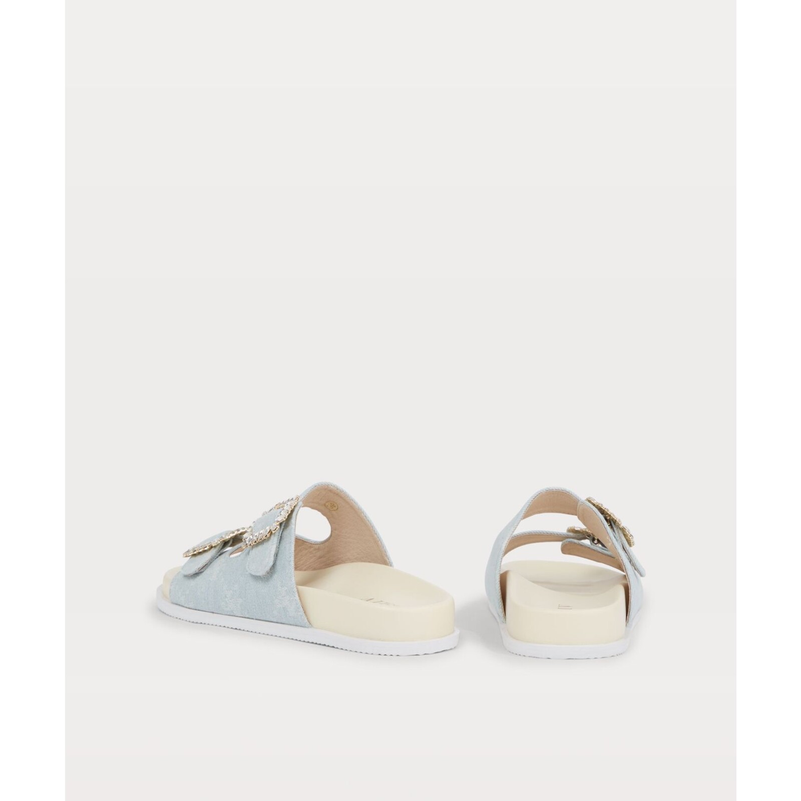 JoshV Slippers Mecia  Light Blue Denim JoshV