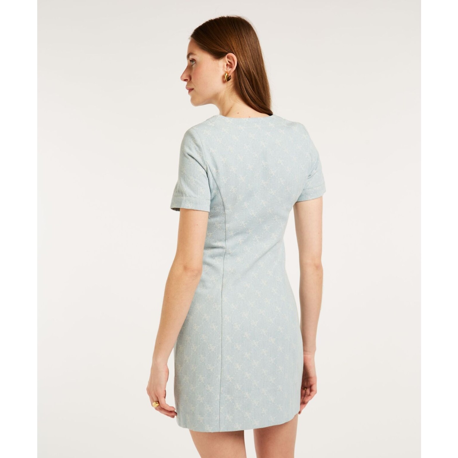 JoshV Dress Lonneke Light Blue Denim JoshV