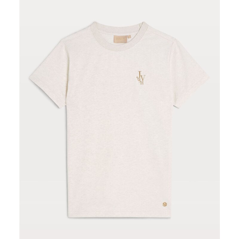 T-shirt Zoe Embroidery  Vanilla Melange JoshV