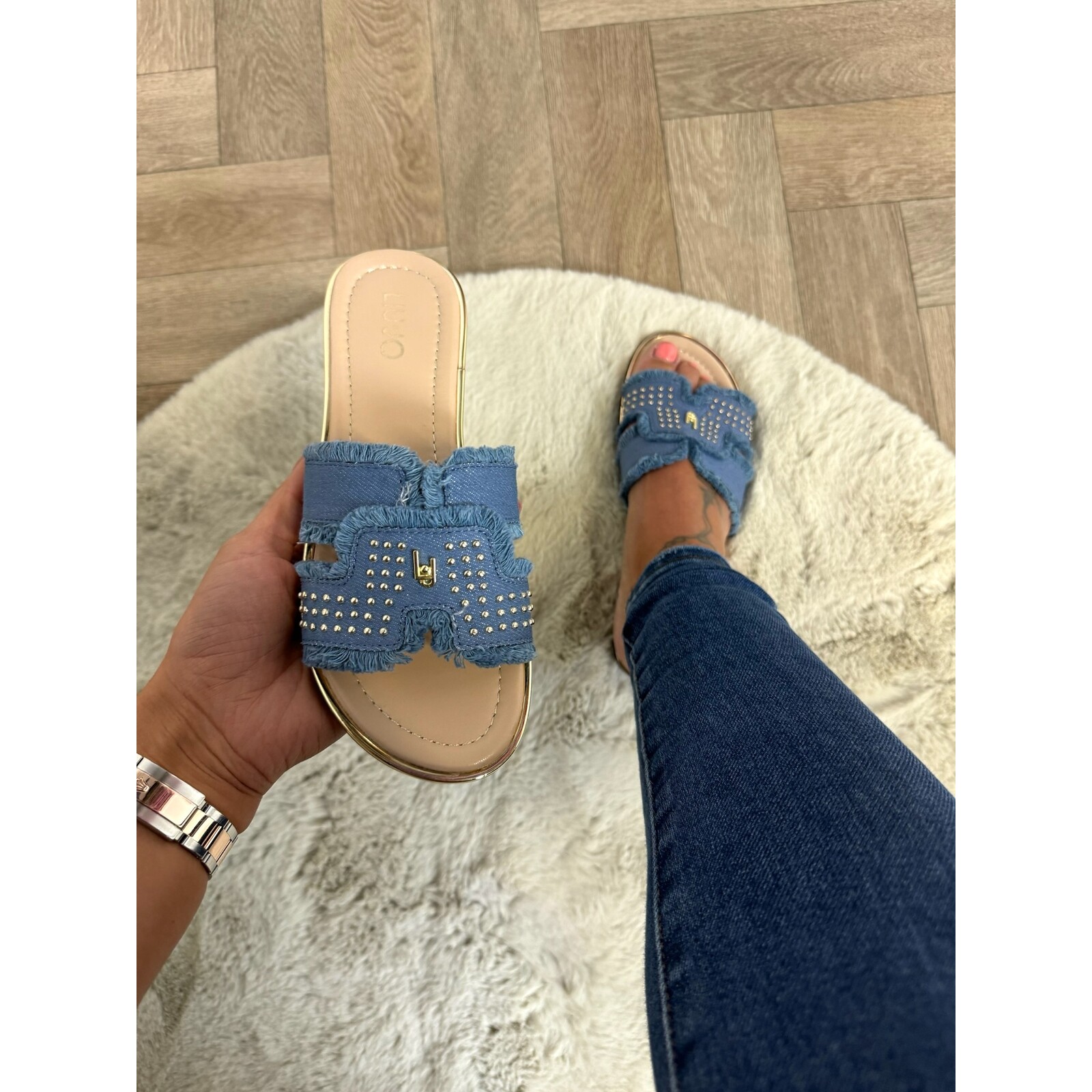 Liu-Jo Slippers Sally  Denim Liu Jo  1380