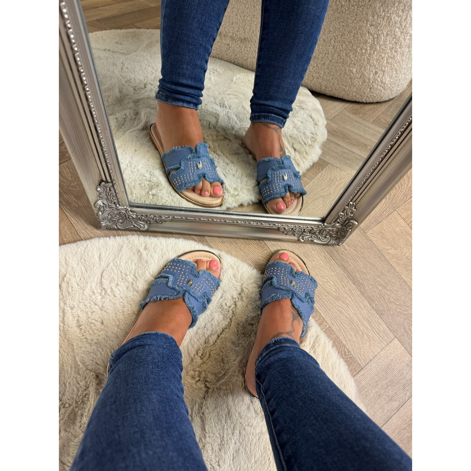 Liu-Jo Slippers Sally  Denim Liu Jo  1380