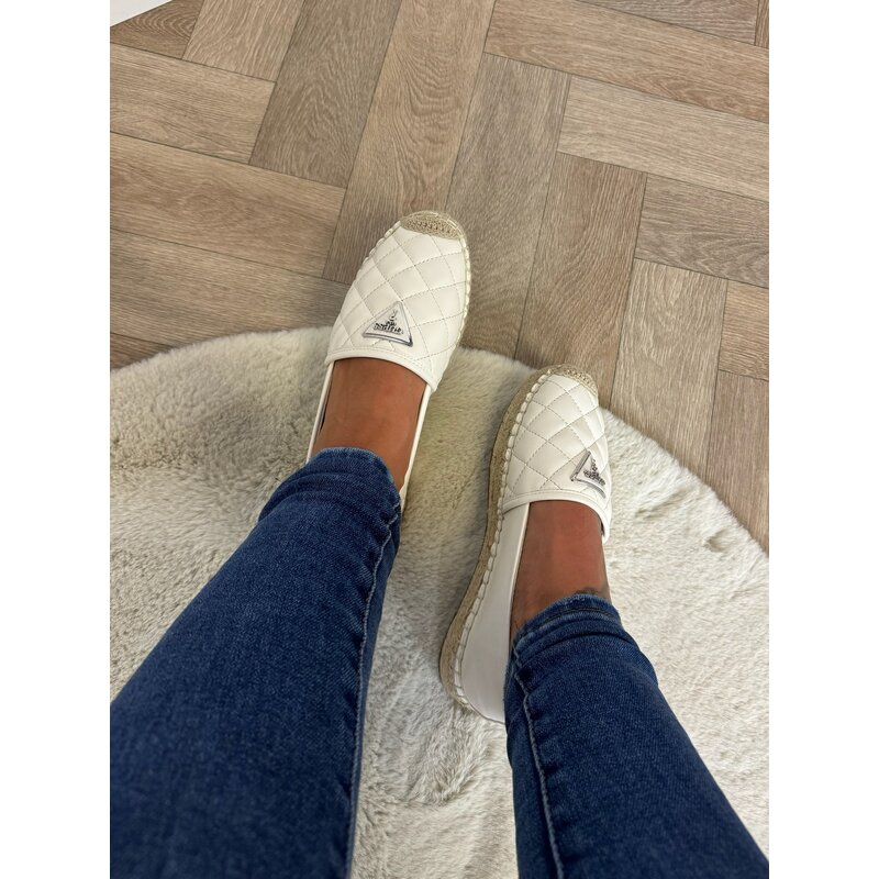Espadrilles Triangle Logo Off White Guess 828