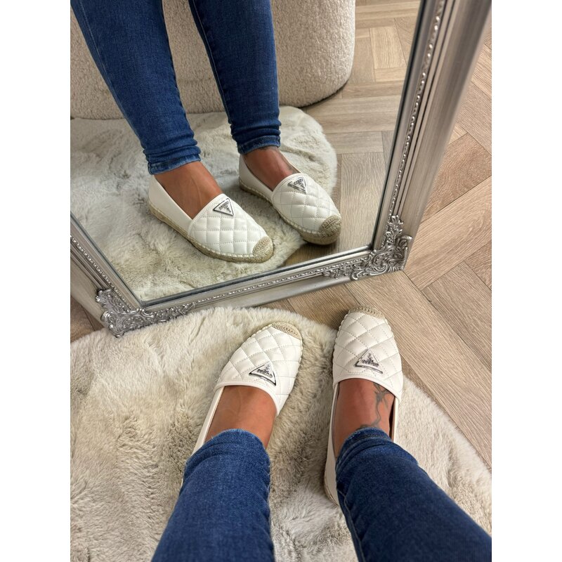 Espadrilles Triangle Logo Off White Guess 828