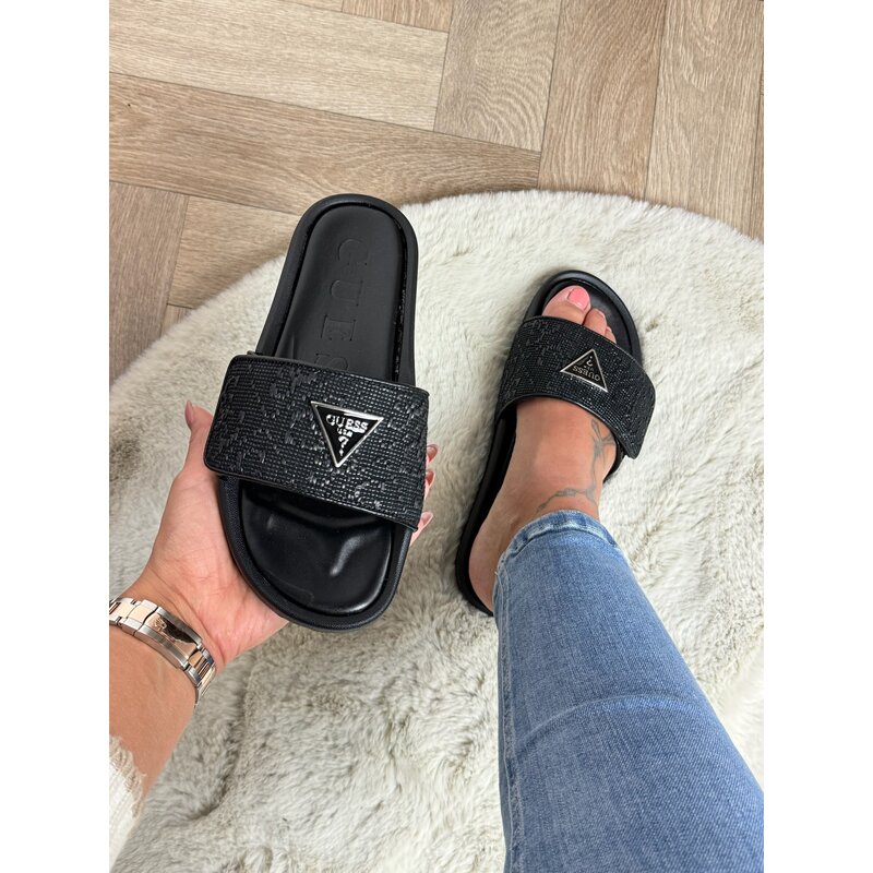 Badslipper Logo Black  Guess 843