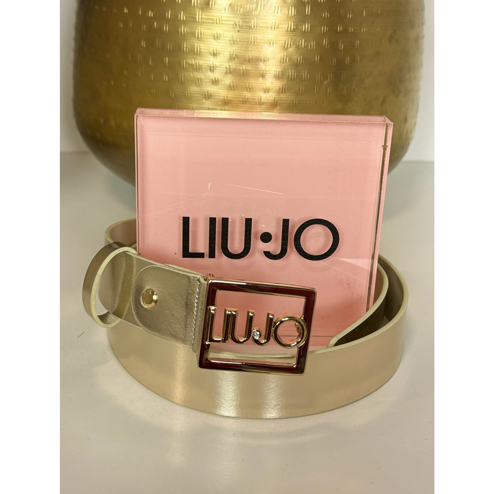 Liu-Jo Belt Proje Logo Gold  Liu Jo 1416