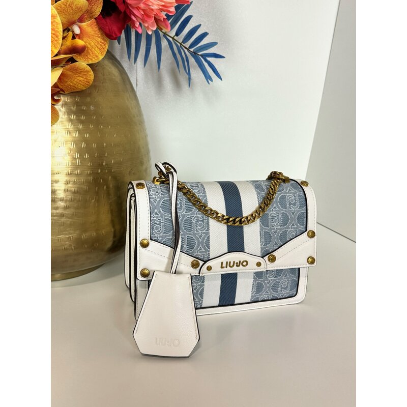 Flap Bag Adonide Denim White Liu Jo 1400