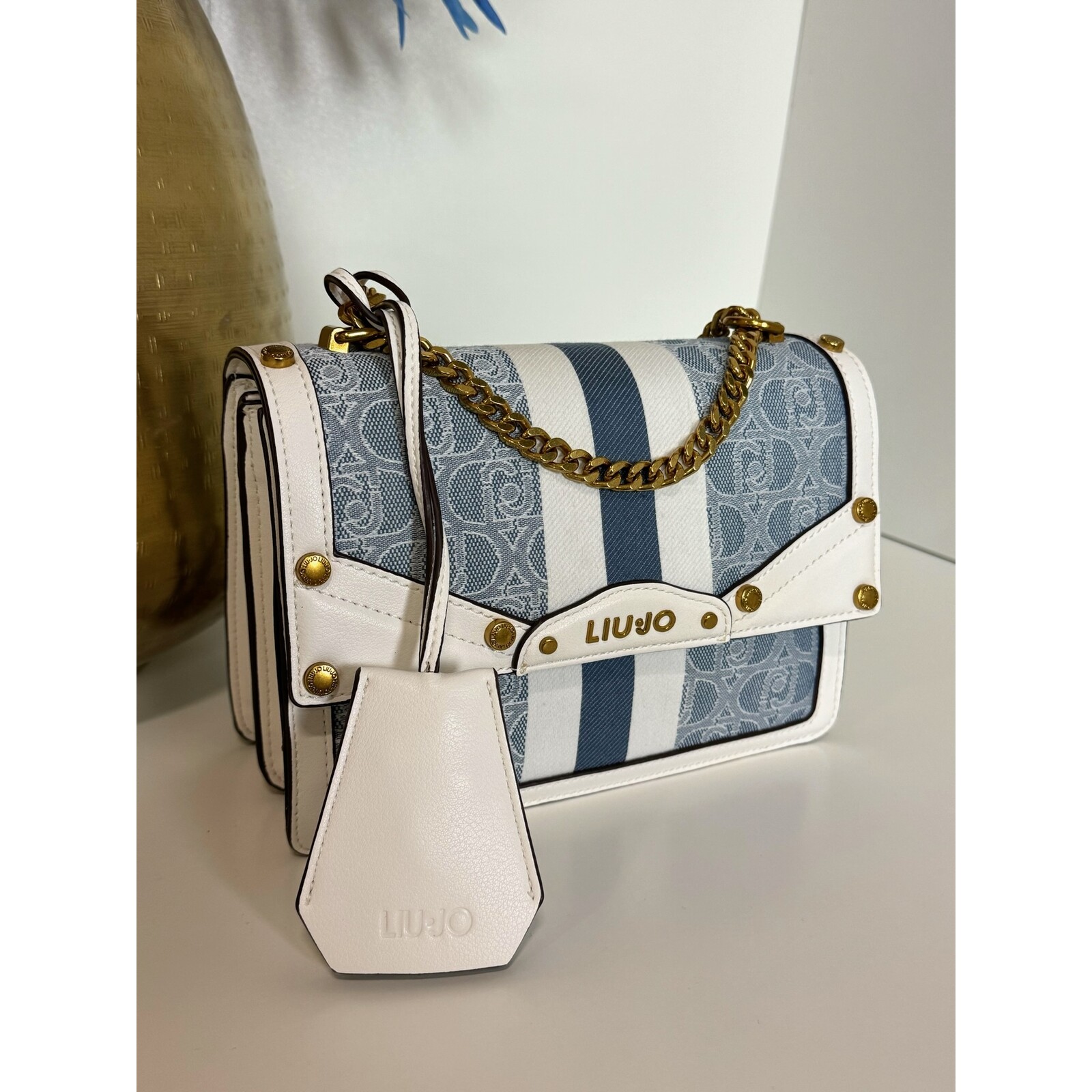 Liu-Jo Flap Bag Adonide Denim White Liu Jo 1400