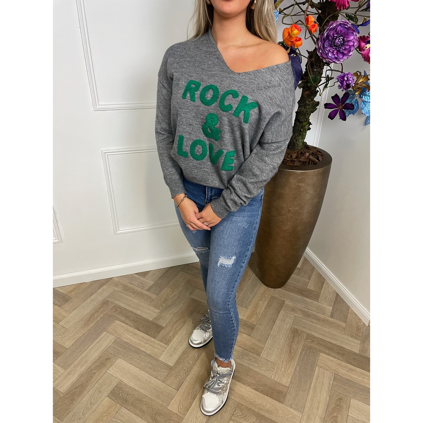 Trui Rock & Love  Grey  619-652