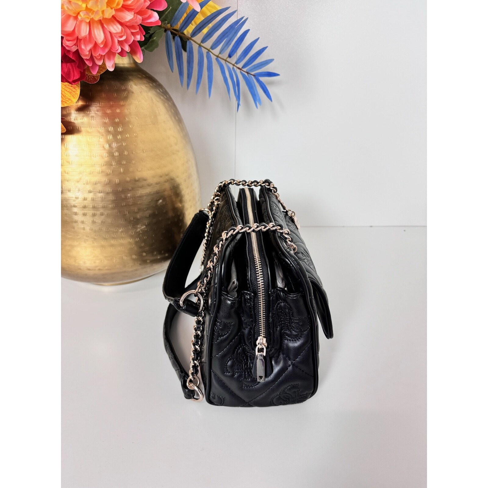 Guess Bag Marieke Logo Black Guess 821