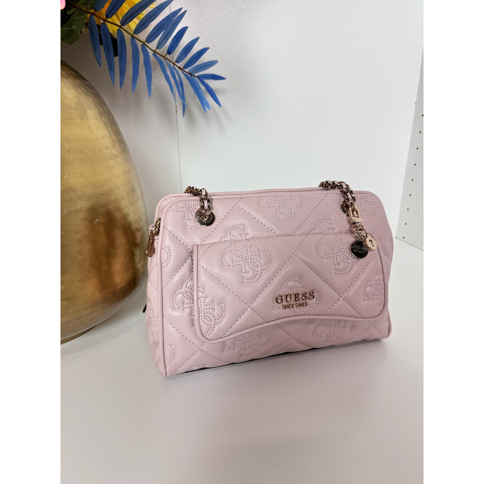 Guess Bag Marieke Logo Pink Guess 822