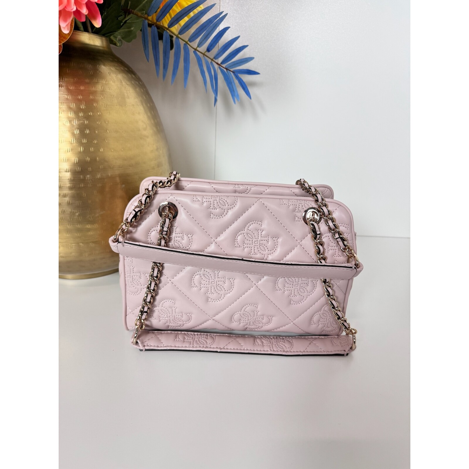 Guess Bag Marieke Logo Pink Guess 822