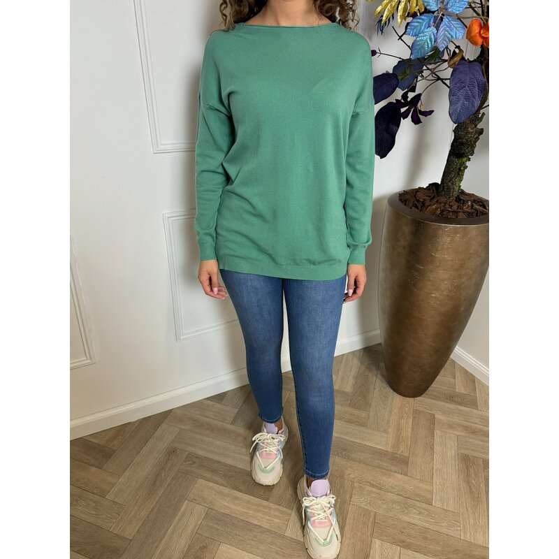 Top Basic Oversized Mint  DD-9886