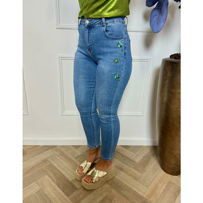 Jeans With Green Diamonds SA6775