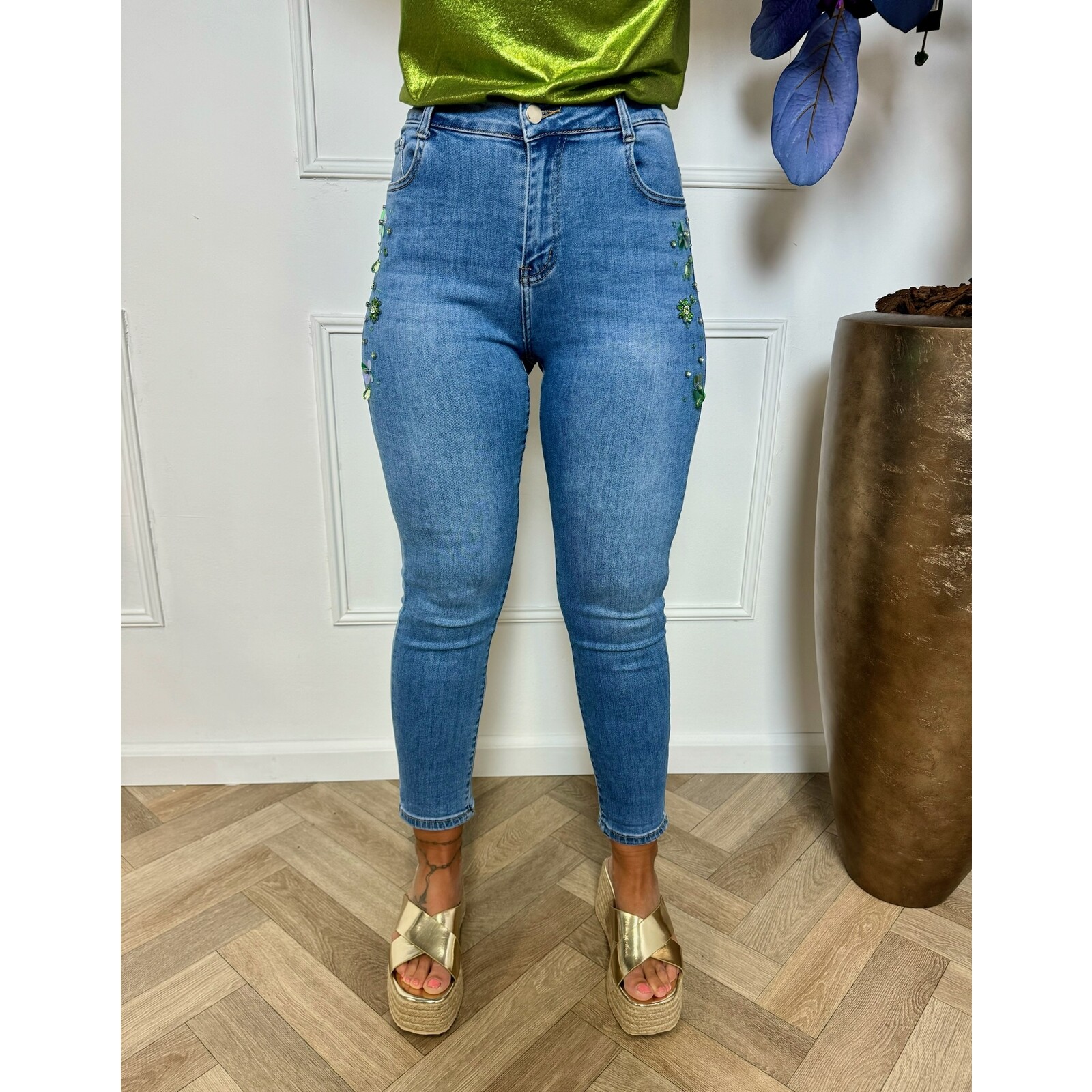 Jeans With Green Diamonds SA6775