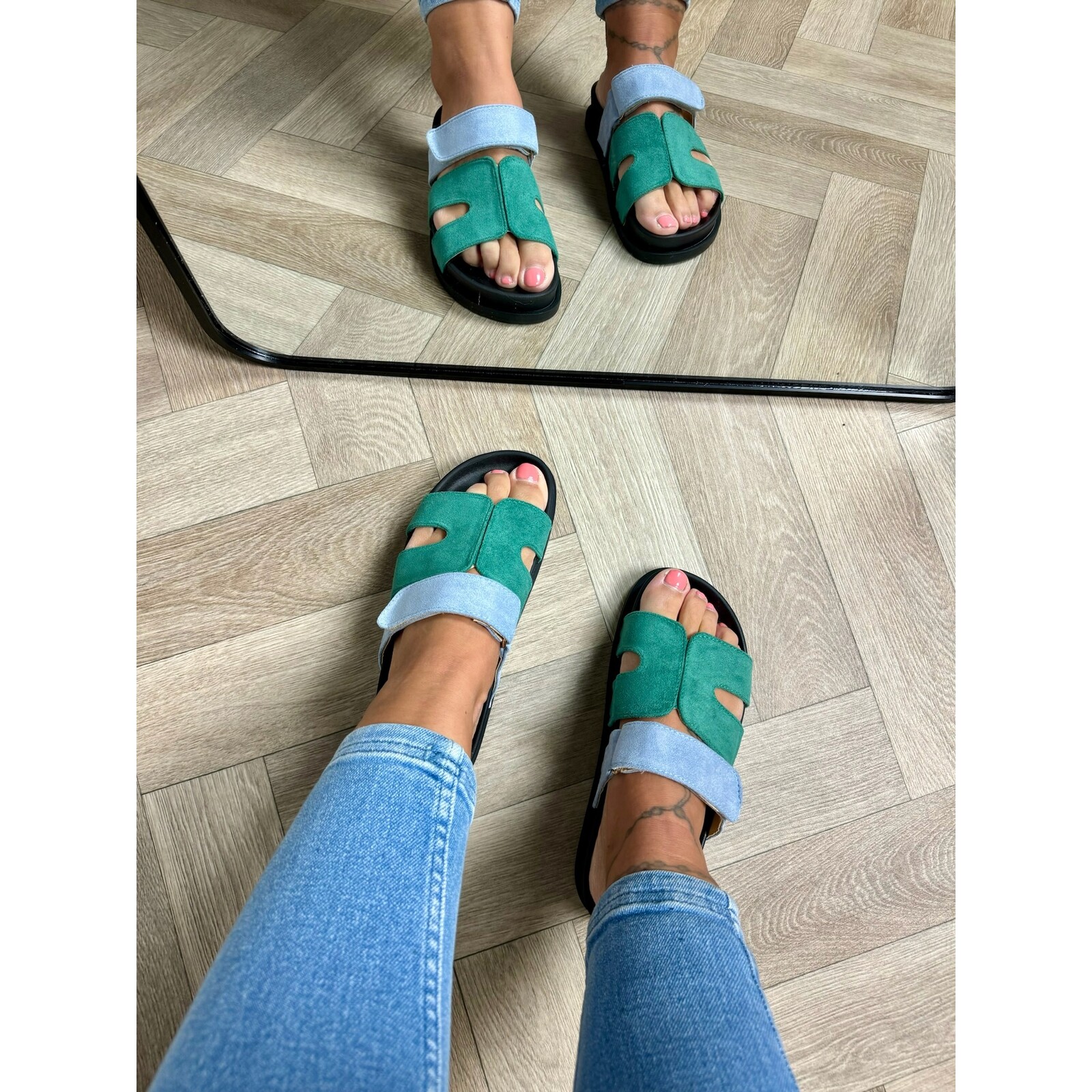 Slippers Hailey Green 1869 (WEB ONLY)