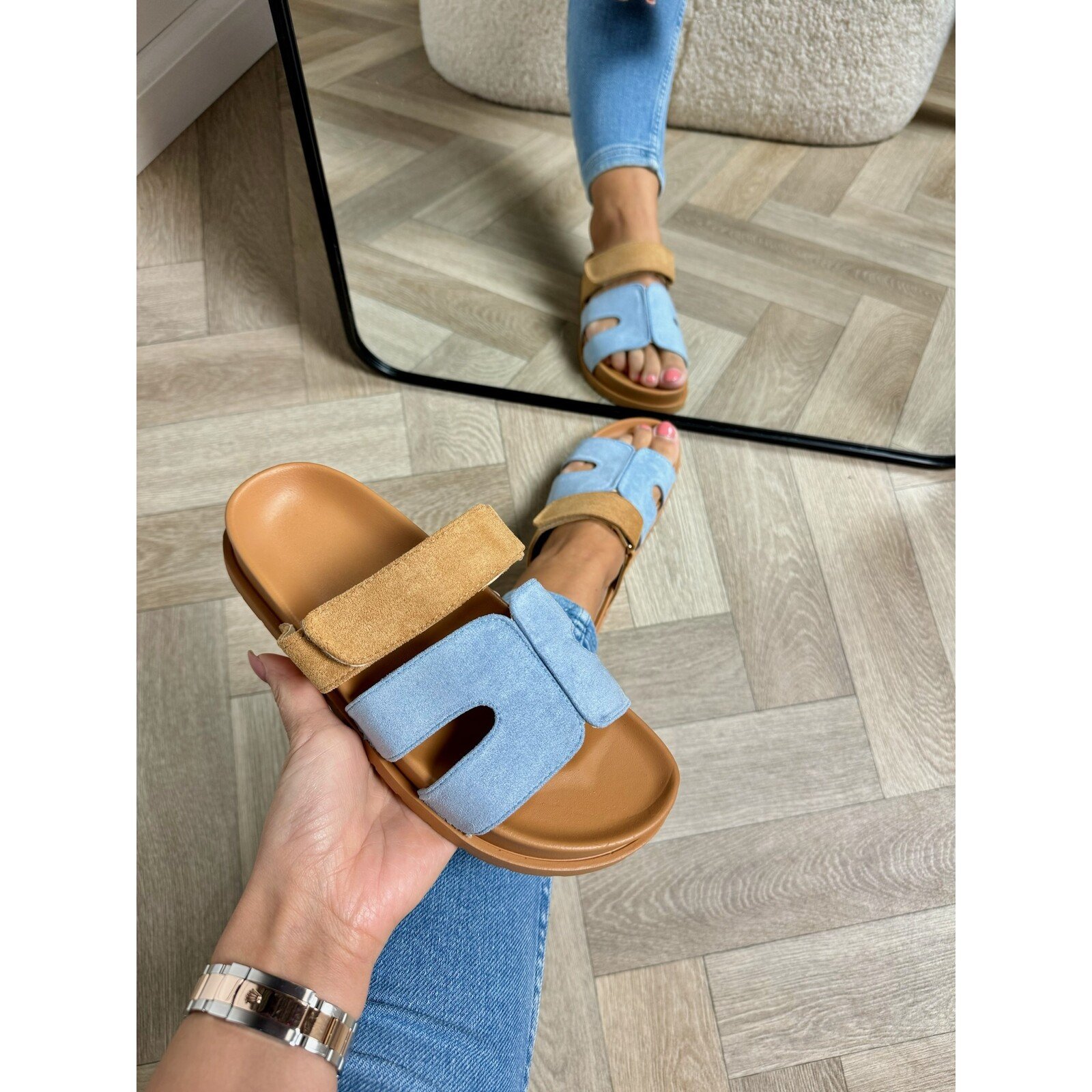 Slippers Hailey  Blue  1869 (WEB ONLY)