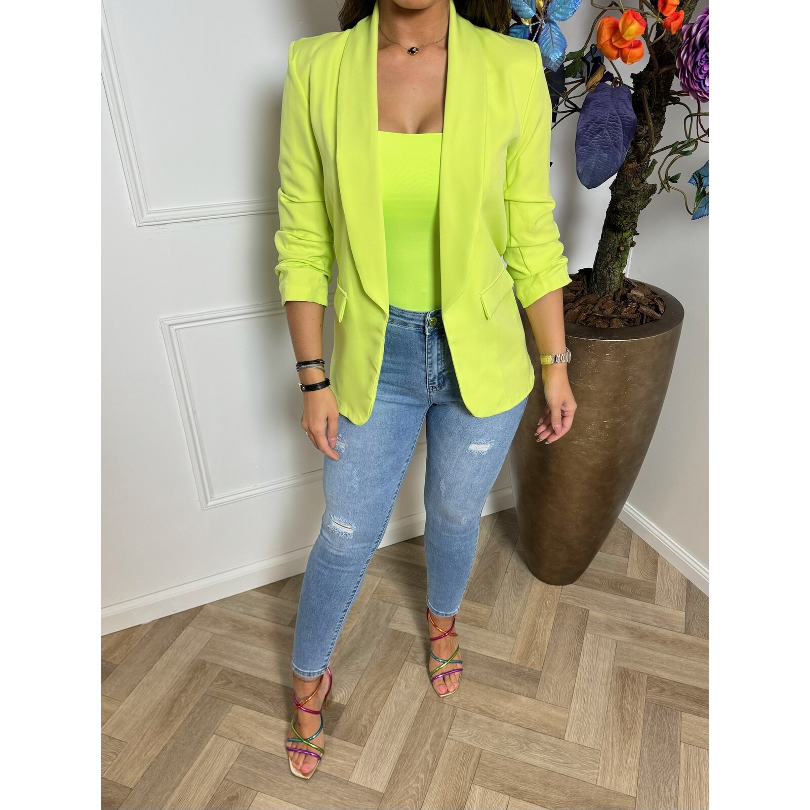 Basic Blazer Jaimy Fel Green