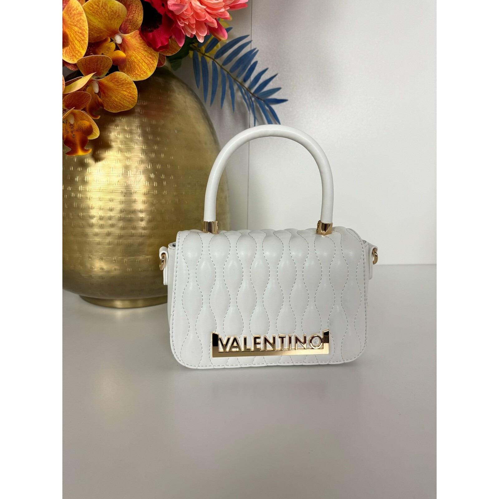 Valentino Bags Bag Satchel Copacabana Blanco  Valentino