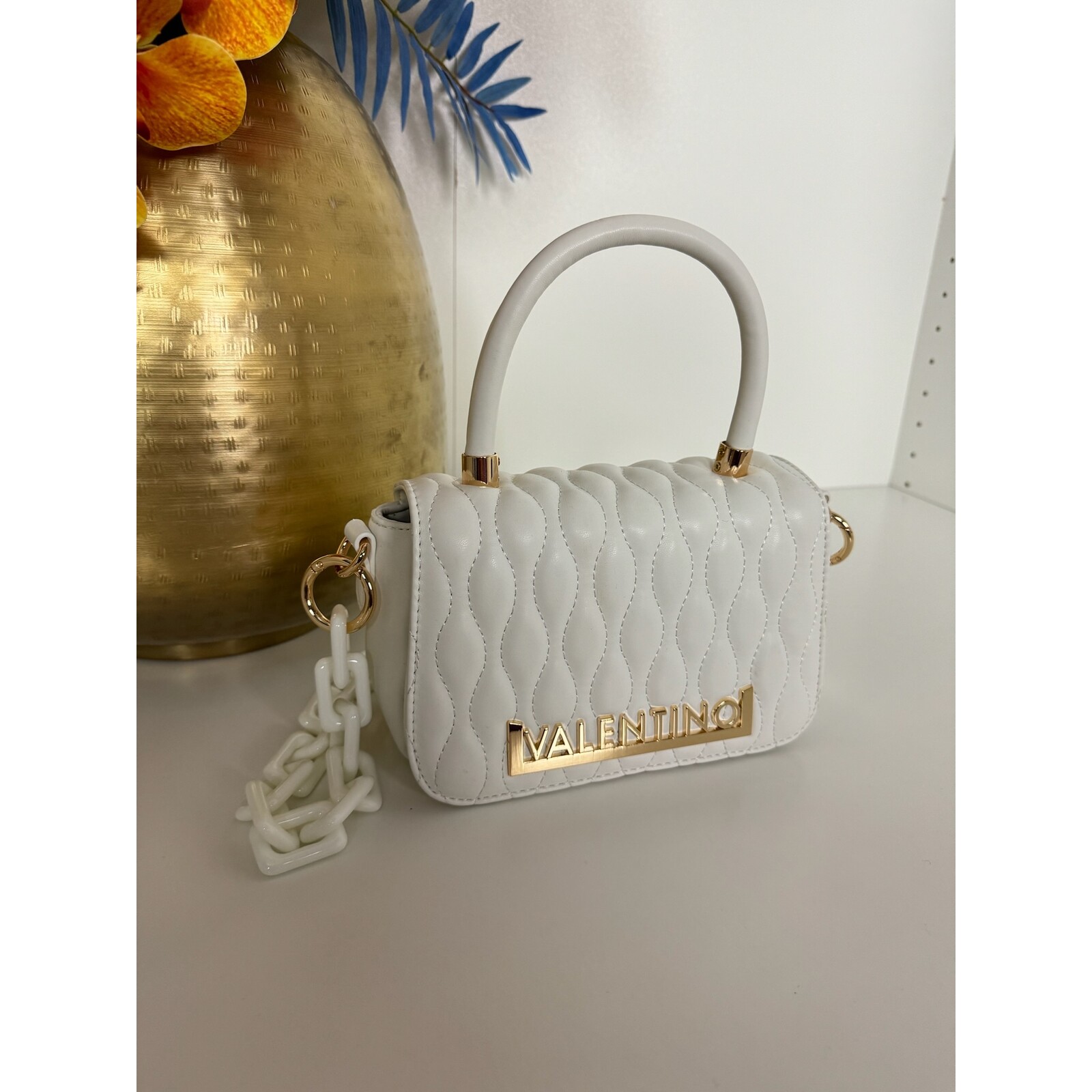 Valentino Bags Bag Satchel Copacabana Blanco  Valentino