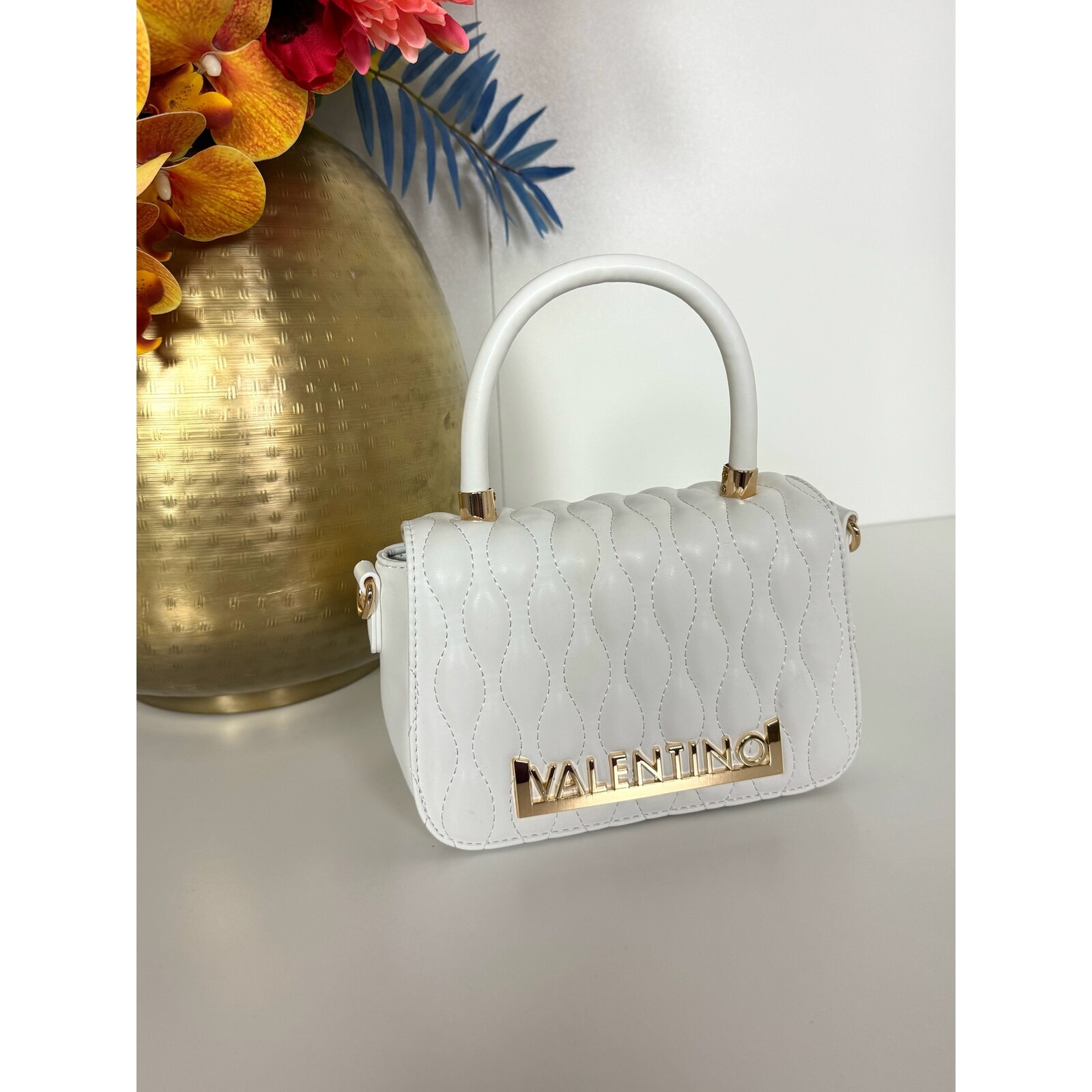 Valentino Bags Bag Satchel Copacabana Blanco  Valentino