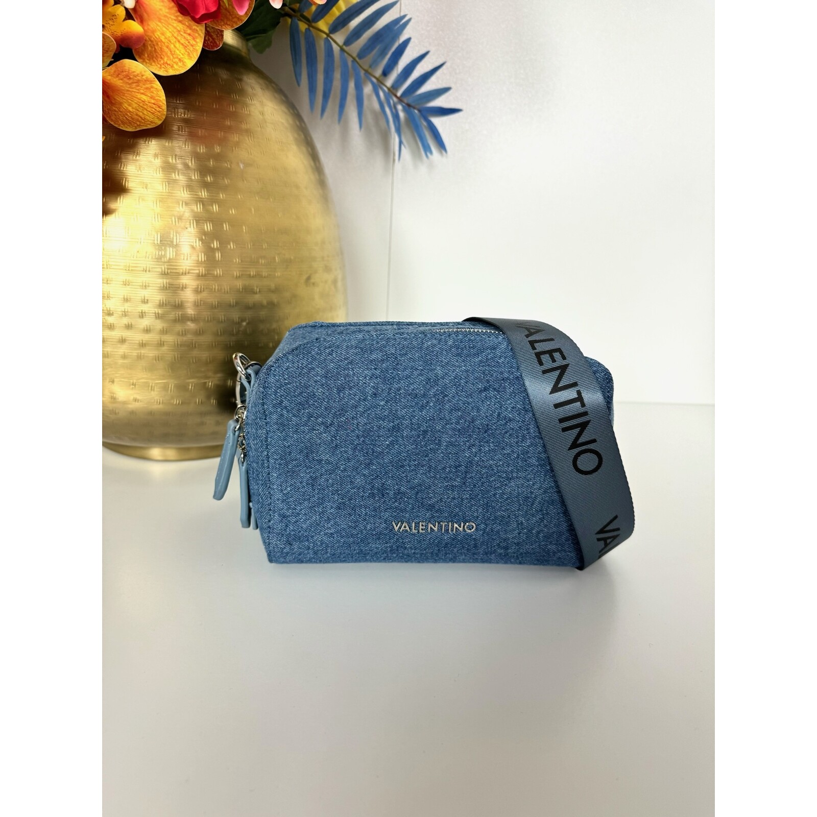 Valentino Bags Camera Bag Pattie Denim Valentino