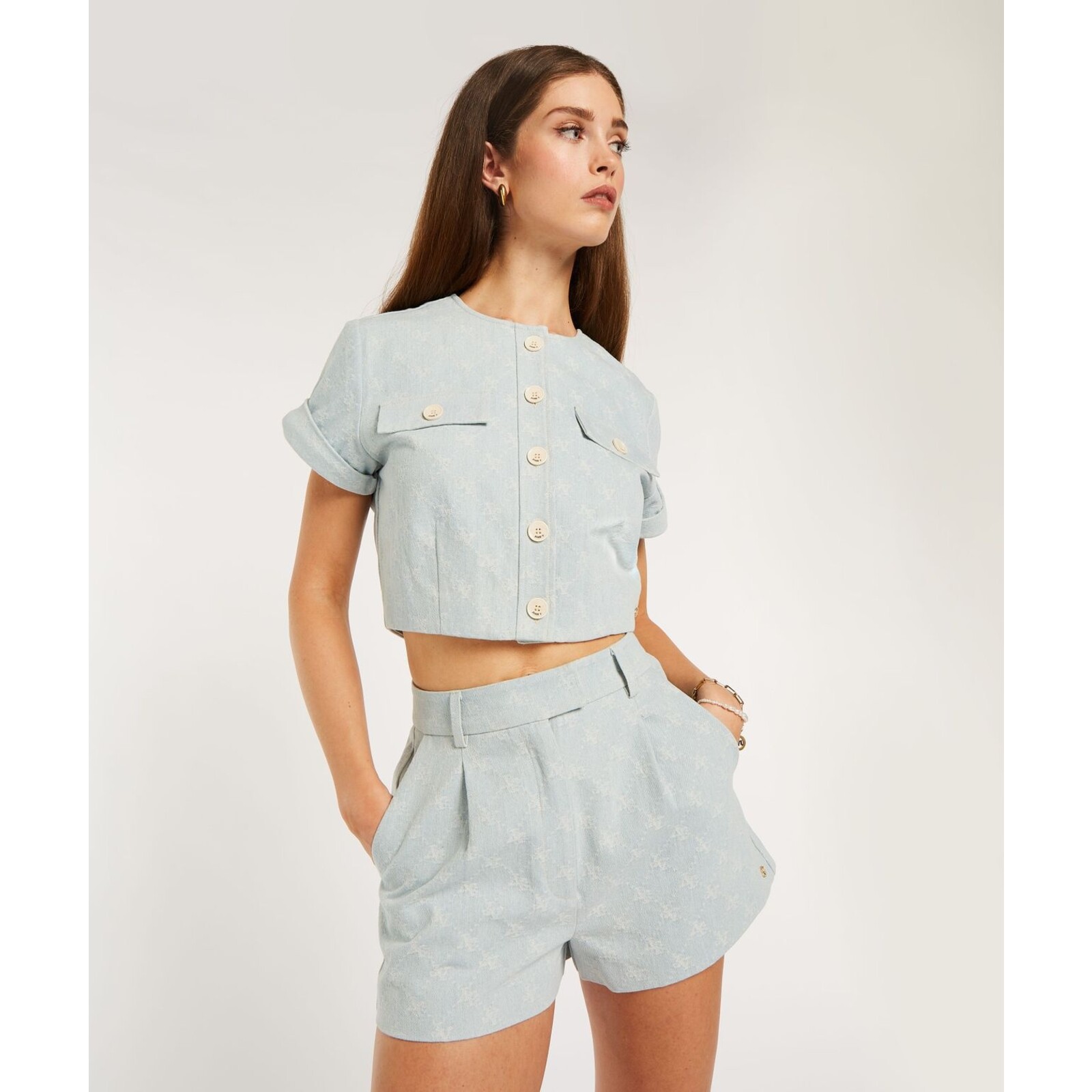 JoshV Short Livia Light Blue Denim JoshV