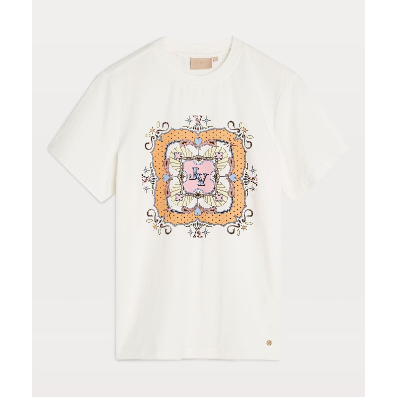 JoshV T-shirt Dorie Bandana Off White JoshV