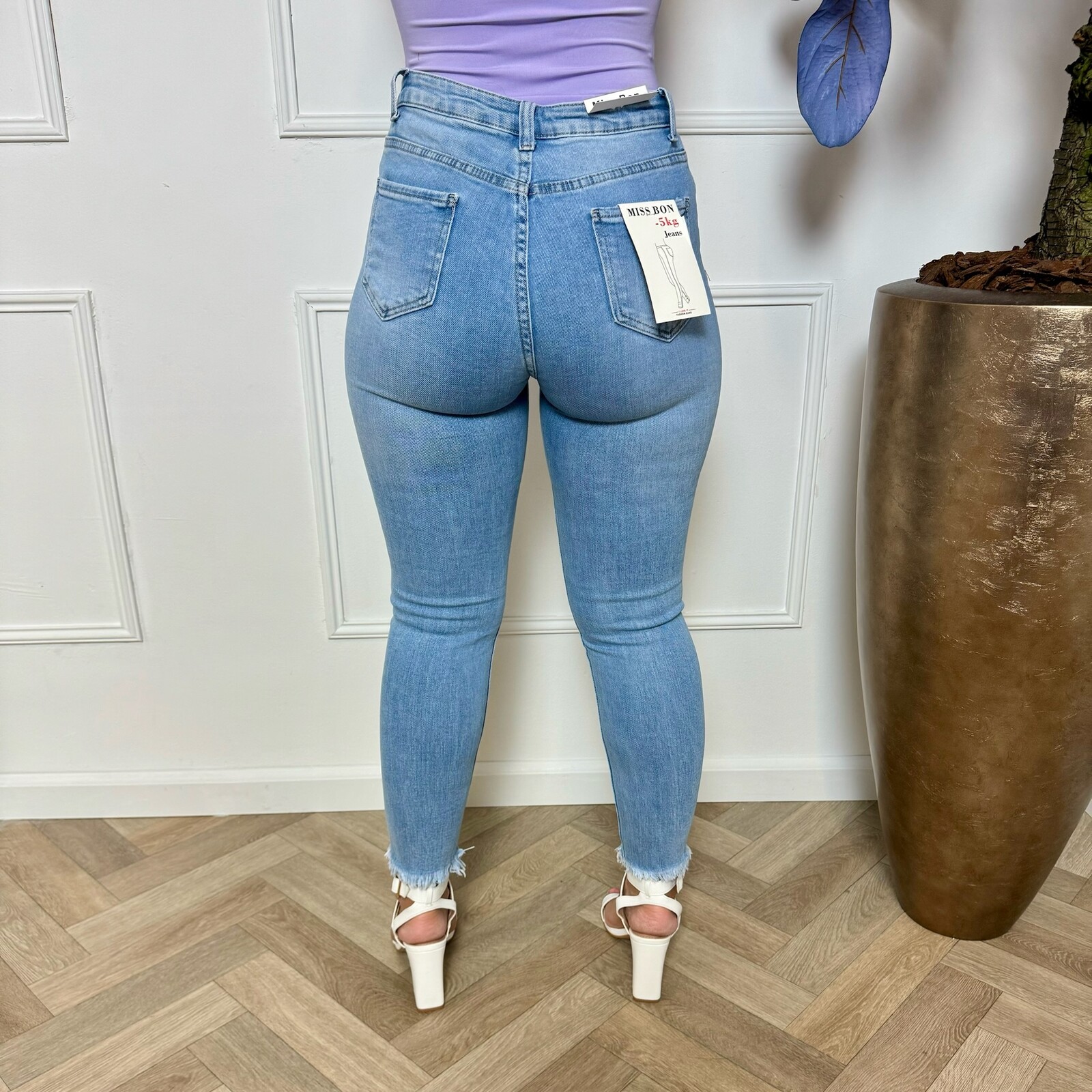 Jeans Miss Bon Ripped Blue 99782-1