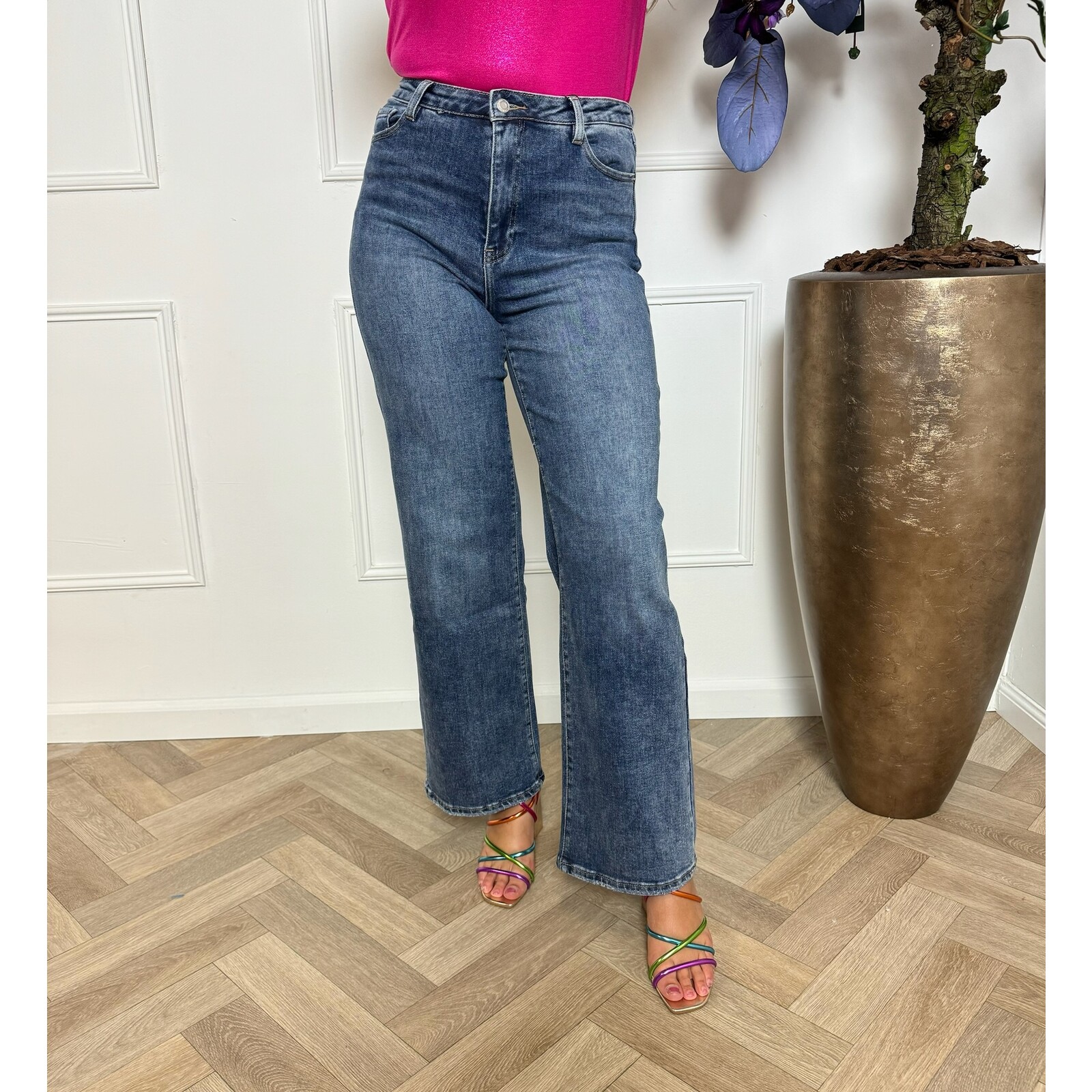 Jeans Straight Leg Full Length T290-2