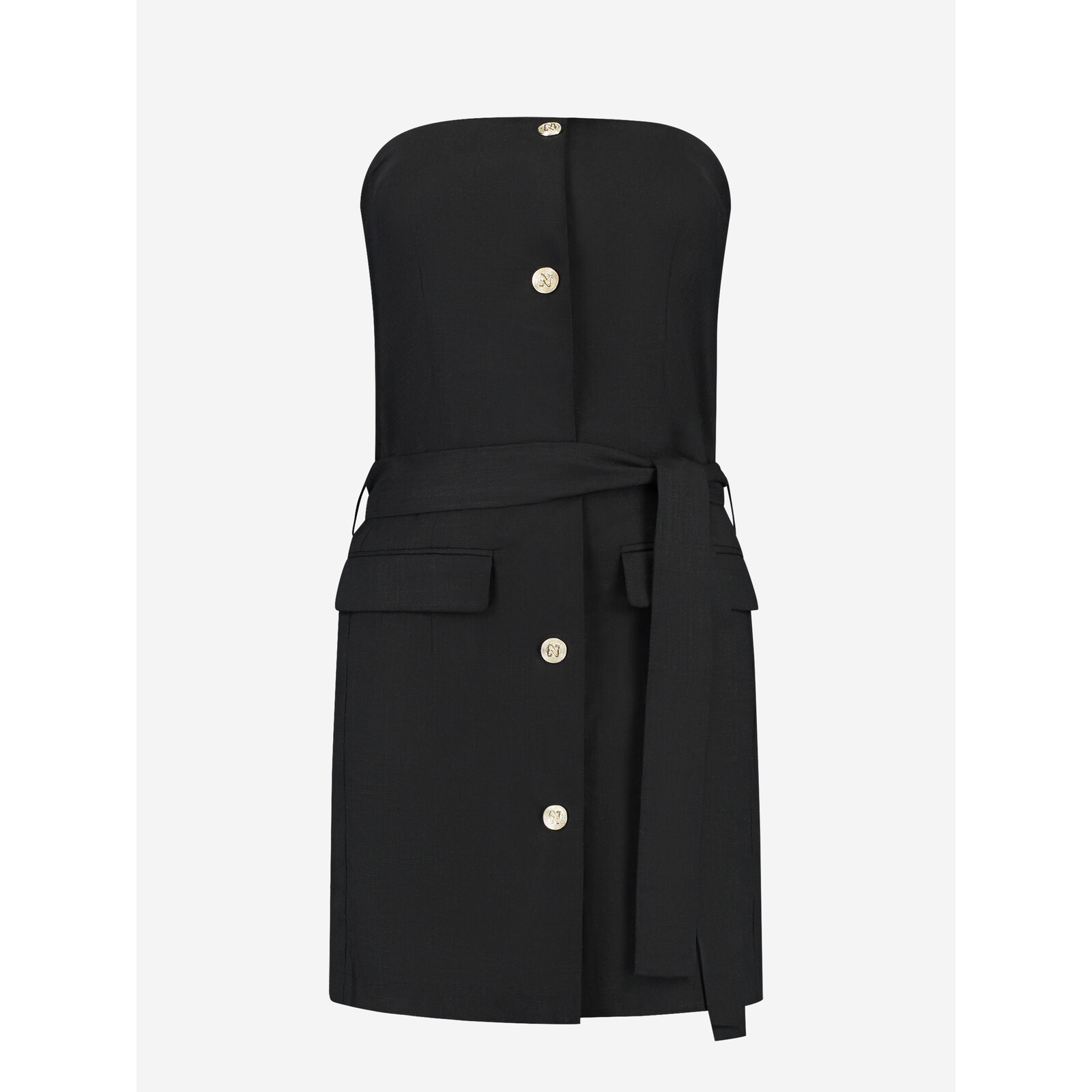 Nikkie Playsuit Chia Black Nikkie