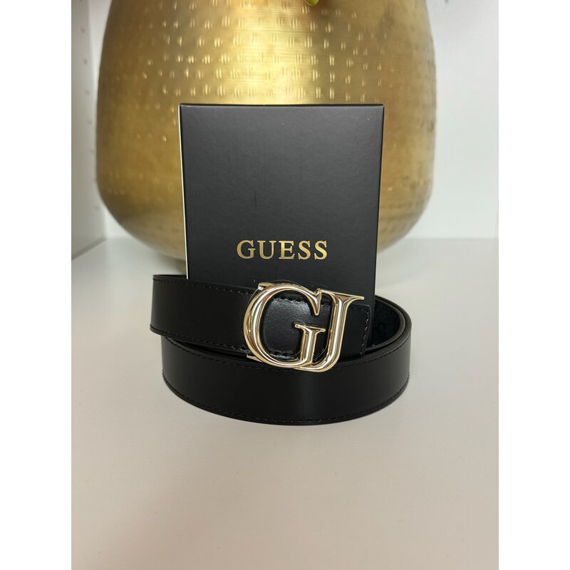 2 in 1 Belt Logo Black Guess 899