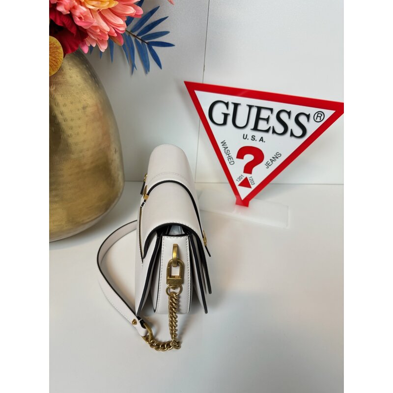 Flap Bag Kuba White Guess 901