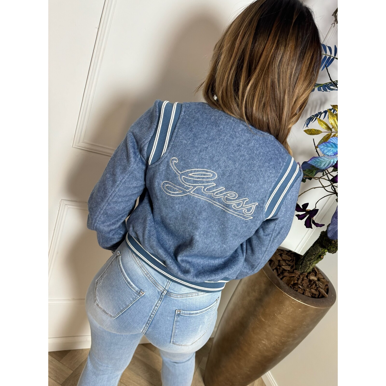 Guess Bomber Jacket  Blue Guess  991