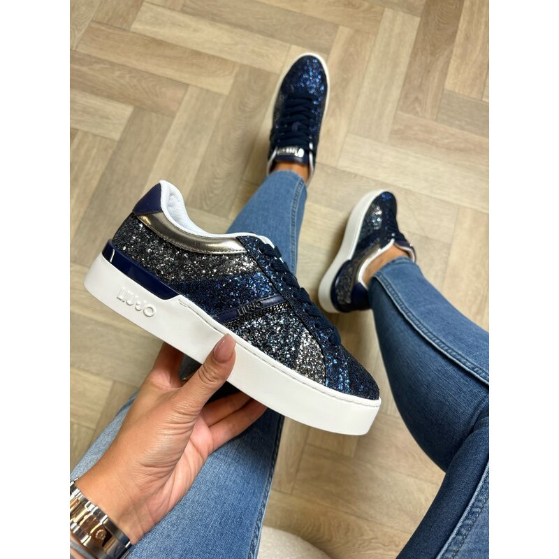 Sneakers Silvia 105 Glitter Blue  Liu Jo 1468