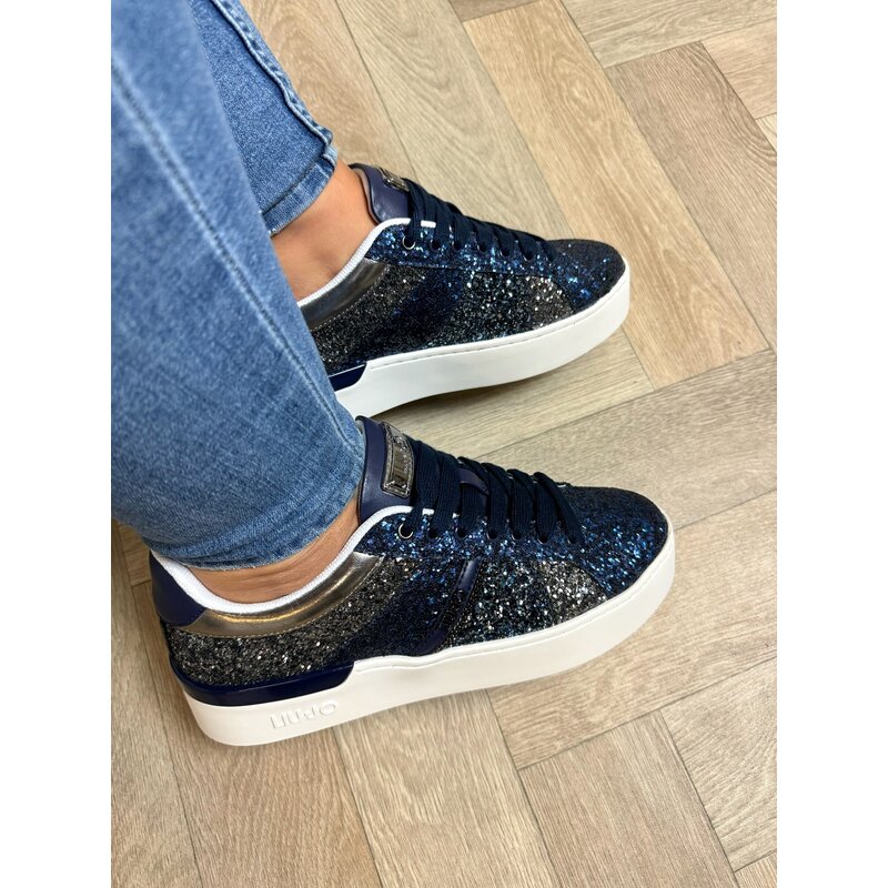 Sneakers Silvia 105 Glitter Blue  Liu Jo 1468