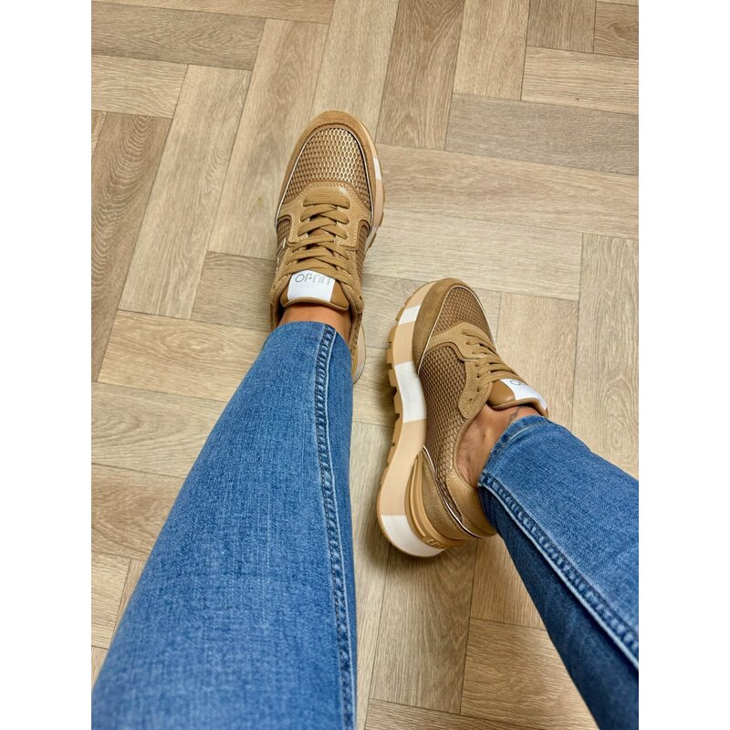 Sneakers Amazing 25 Cow Suede Metallic Wood Liu Jo 1466