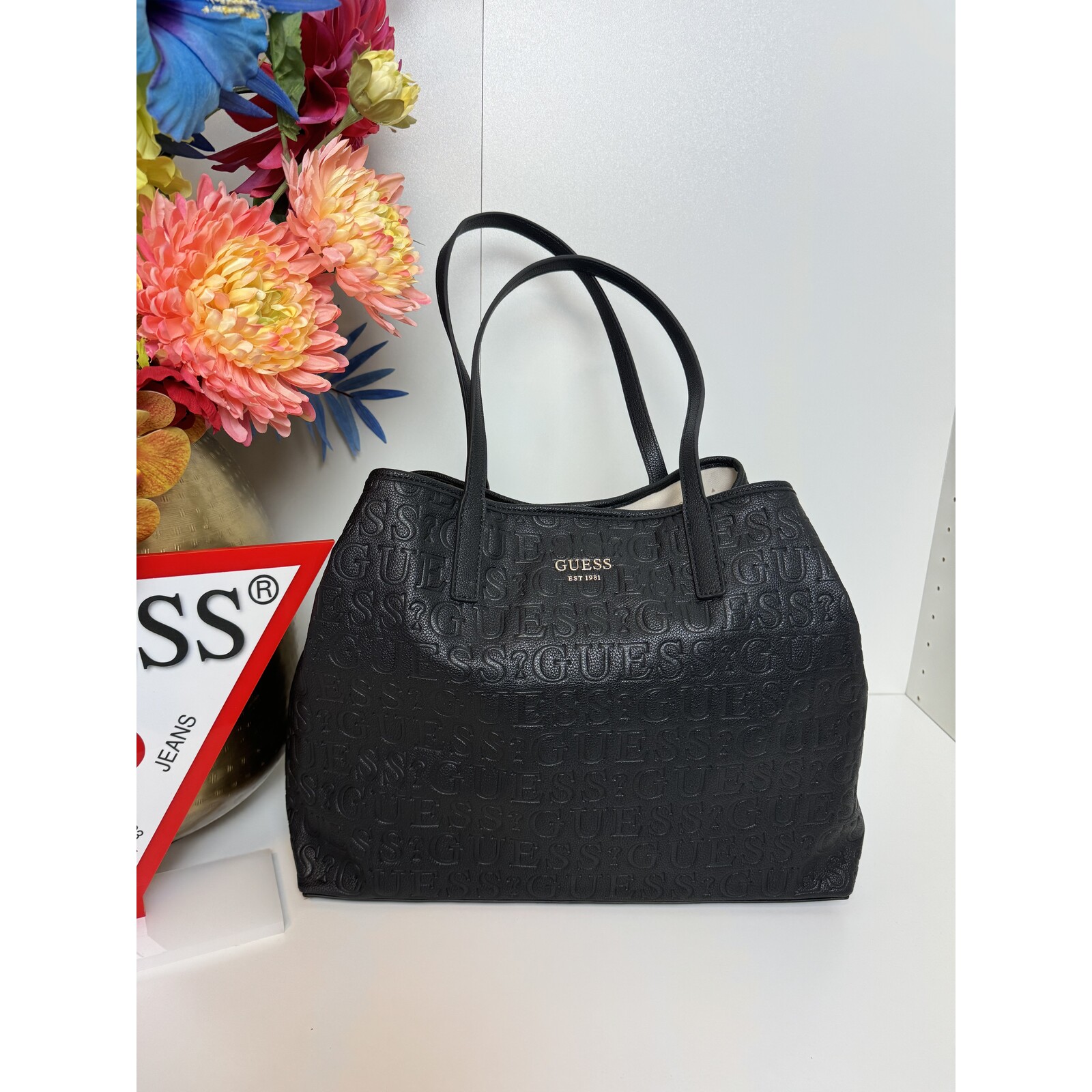 Guess 2 in 1 Bag Vikky Big Black  Guess 125