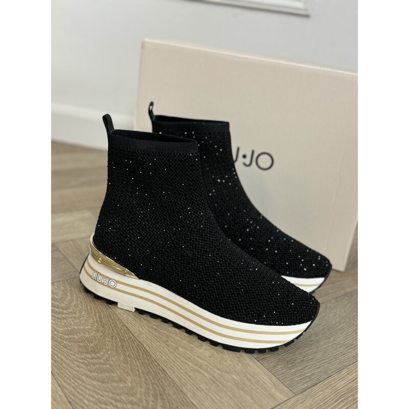 Sok Sneakers Maxi Wonder Strass Black Liu jo 1527