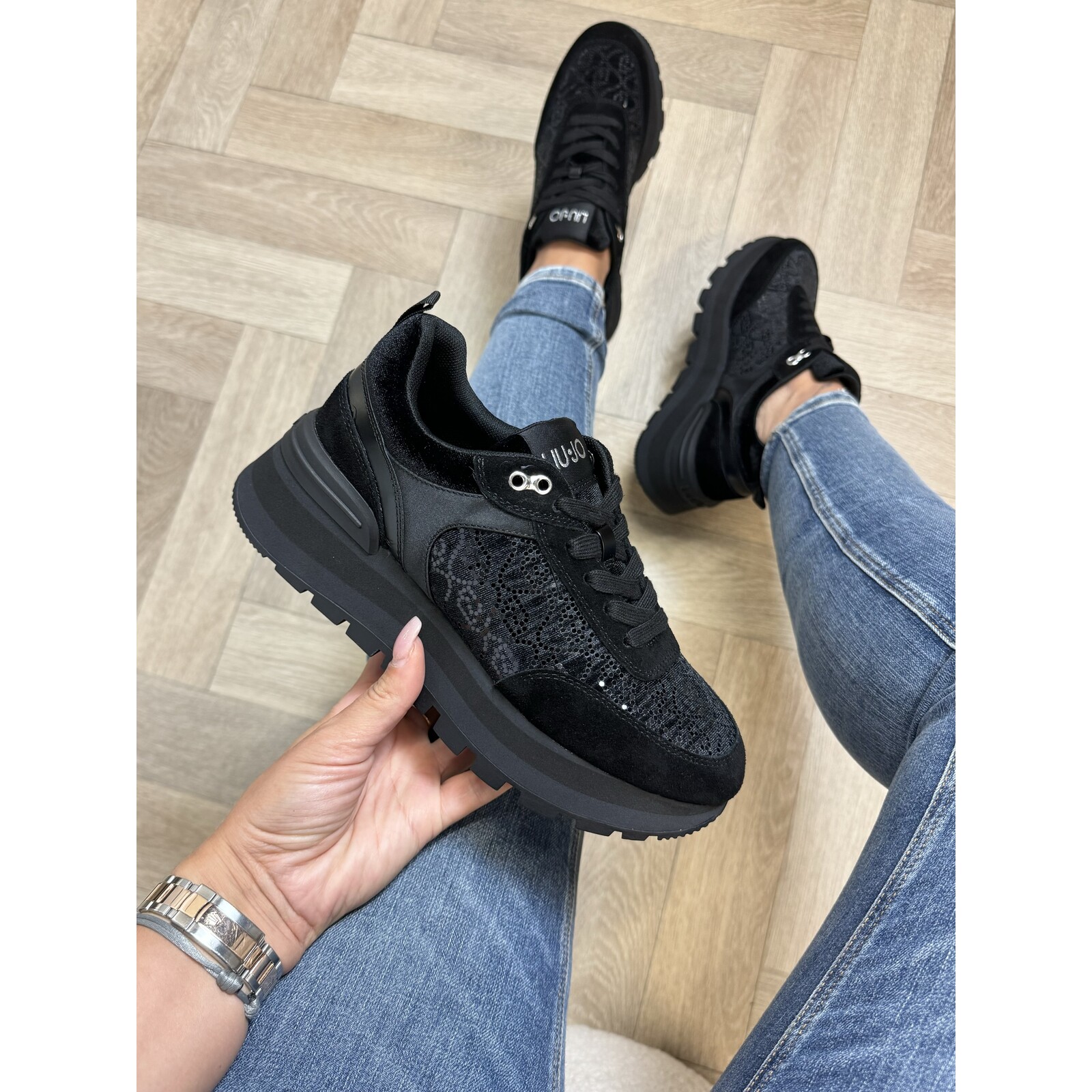 Liu-Jo Sneakers Amazing Velvet Black Liu Jo 1528