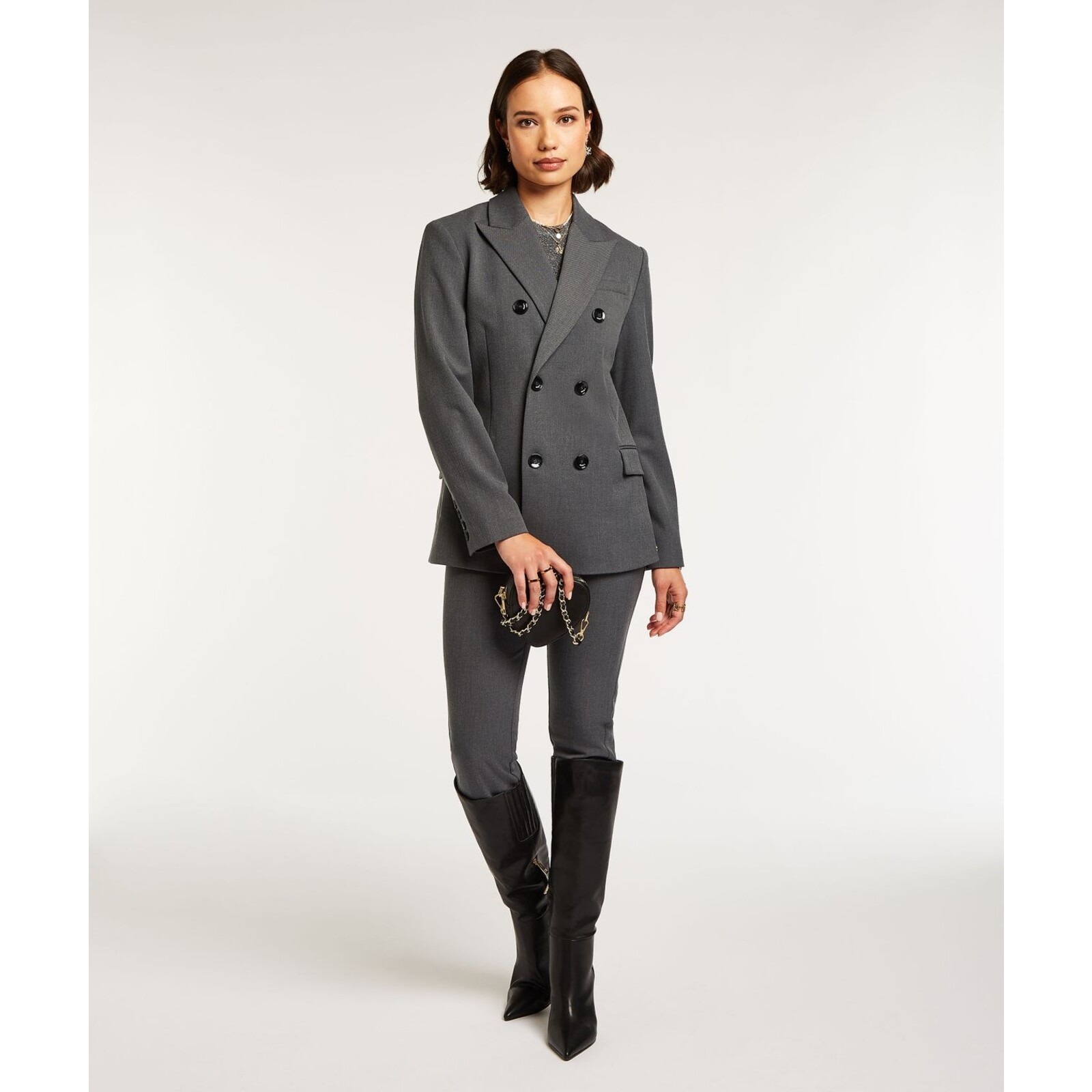 JoshV Blazer  Stacey Graphite Melange JoshV