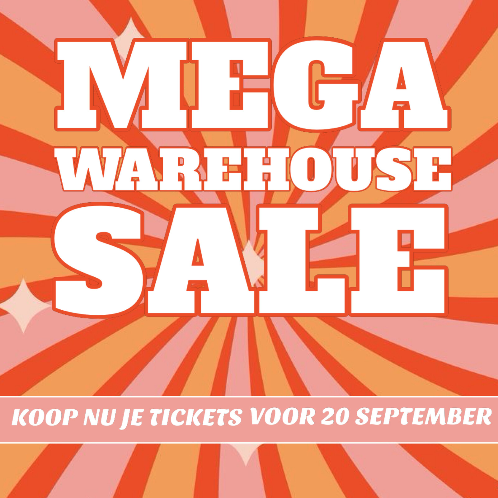 Tickets Warehouse Sale Vrijdag 20-09