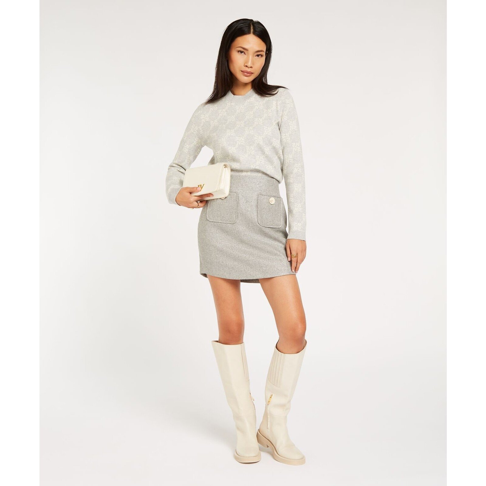 JoshV Skirt Ellen Grey Silver JoshV